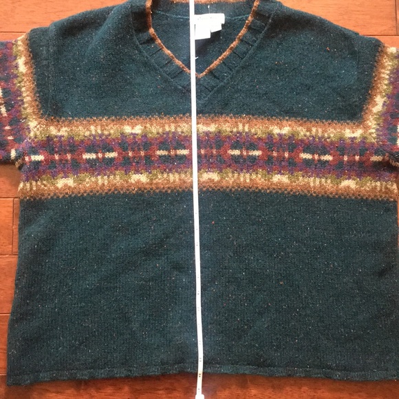 ❤️Vintage Eddie Bauer Fair Isle wool sweater - Picture 5 of 8